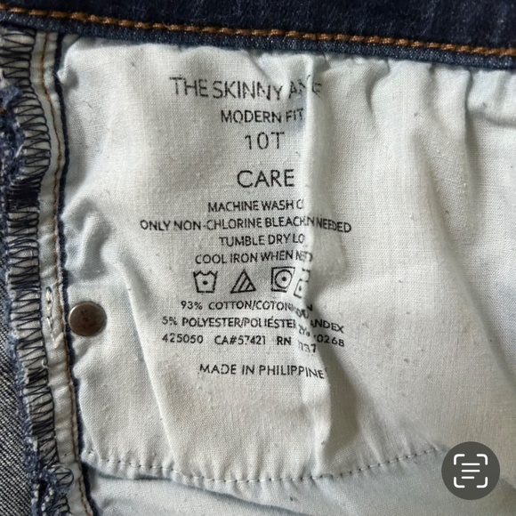 Tall Skinny Ankle Jeans (Ann Taylor) - Picture 3 of 3